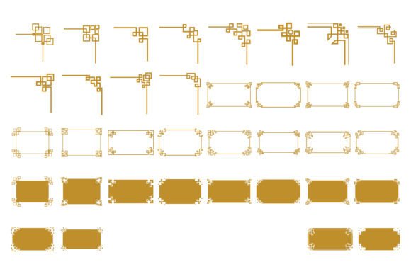 Border Frame Chinese Vector Template: A Timeless Design Element