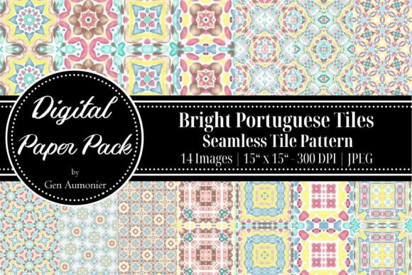 Bright Portuguese Seamless Tile Patterns: A Vibrant Fusion of Tradition and Modern Design
