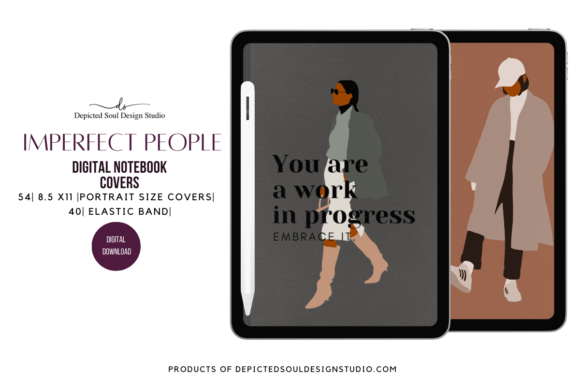 Digital Notebook Cover Imperfect People