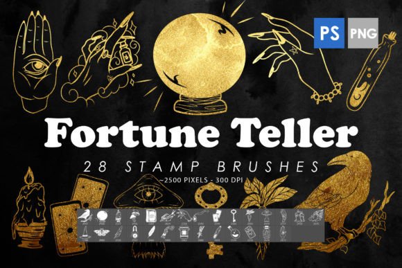 Fortune Teller Photoshop Stamp Brush
