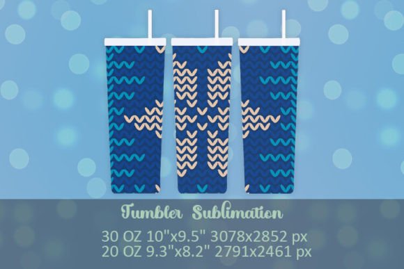 Knitted Snowflake Tumbler Sublimation: A Creative Way to Add Holiday Cheer