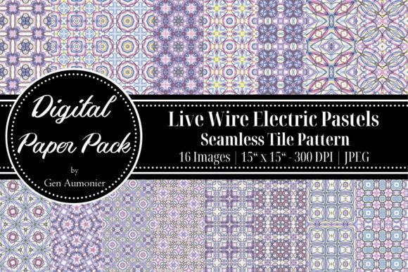 Live Wire Electric Seamless Patterns