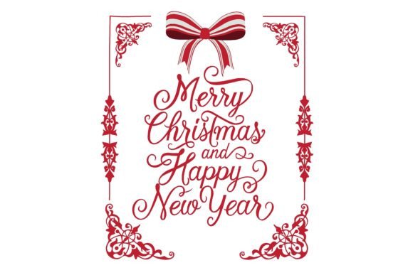 Merry Christmas and Happy New Year Cursi: Elegant Lettering for Festive Communications