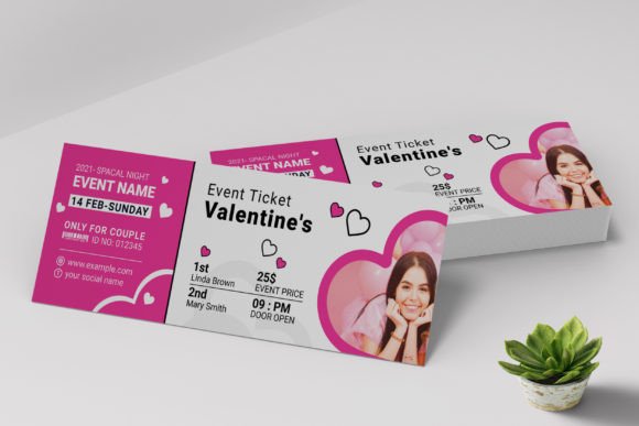 New Event Ticket Template Design