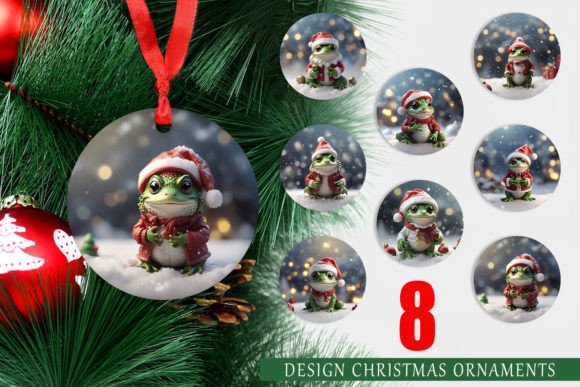 Ornament Frog: Creative Christmas Design