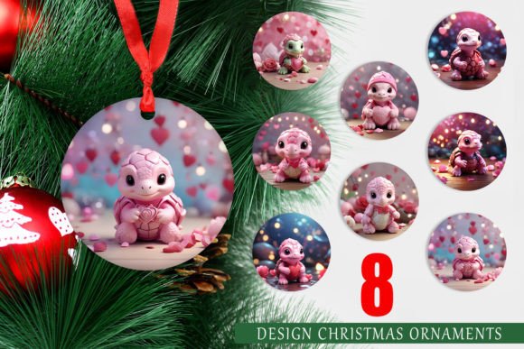 Ornament Valentine Baby Turtle: A Unique Addition to Your Christmas Decor