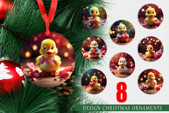 Ornament Valentine Duck and Christmas Ornaments PNG: A Creative Solution for Holiday Decor