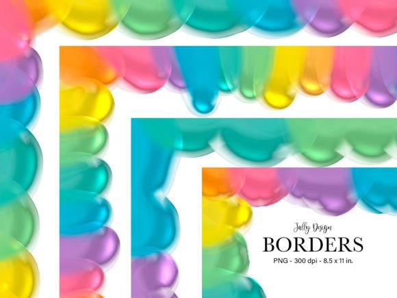 Rainbow Jelly Gummy Frames: A Creative Tool for Digital and Physical Organization