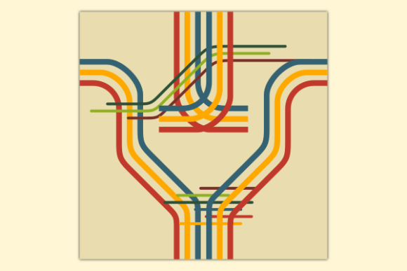 Retro Rainbow Stripes Soft Pattern: A Versatile Design for Modern Creativity
