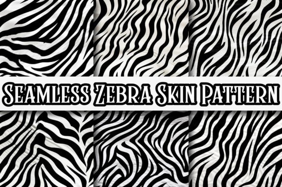 Seamless Zebra Skin Pattern