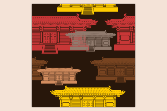 Wide Chinese Building Dark Pattern: A Modern Design Solution for Creative and Business Needs